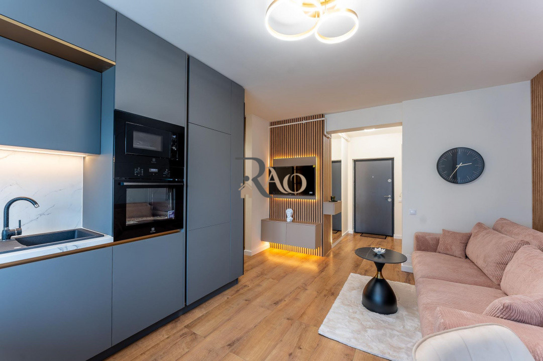 Apartament NOU, LUX, 3 camere, 54 mp, terasa, zona Terra!