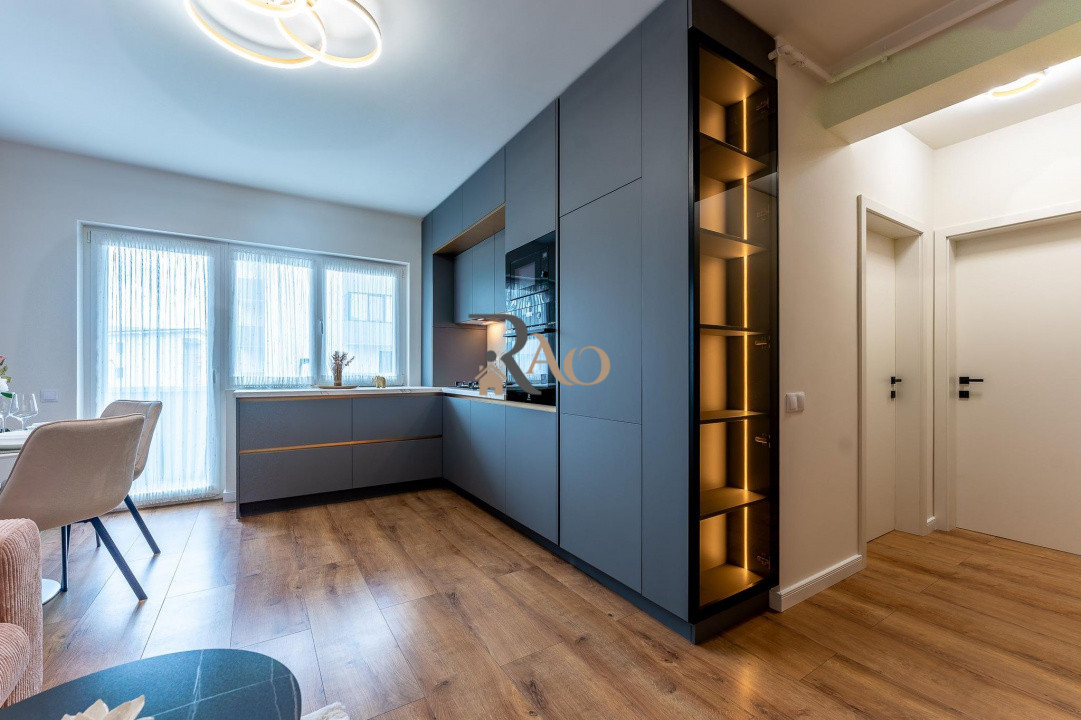 Apartament NOU, LUX, 3 camere, 54 mp, terasa, zona Terra!