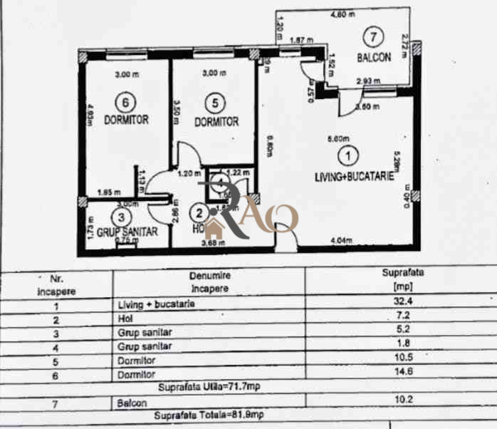🏡 Apartament 3 camere | 72 mp utili + terasă 10 mp | parcare| Lup Residence!