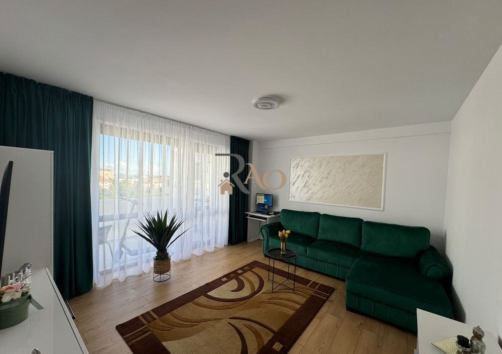 Apartament 2 camere, mobilat modern, terasă 12 mp și parcare – Doamna Stanca!
