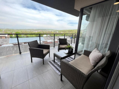 Apartament cu 2 camere, terasă, A.C, parcare subterană | Grand Park Residence!